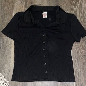 No Boundaries black polo shirt
